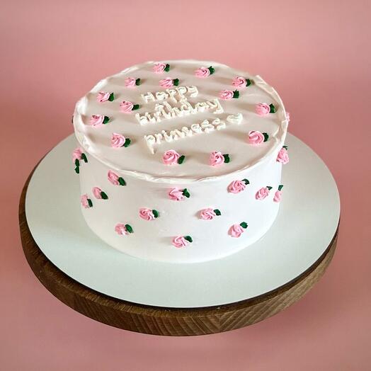 Торт 1 кгна день рождения "Happy birthday"