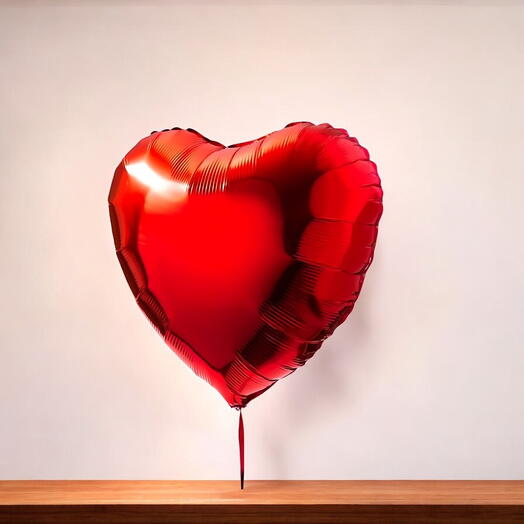 Red heart balloon