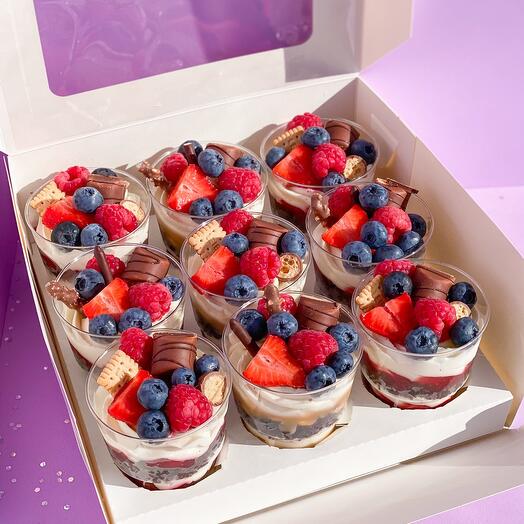 Трайфлы: торт в стаканчике с ягодами 🍓
