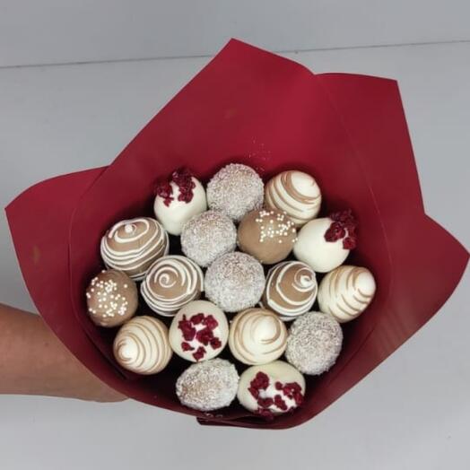 Ramo de fresas en chocolate belga