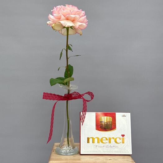 WOW effect French Rose, Vase, Merci