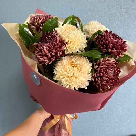 Букет из хризантемы 🌸