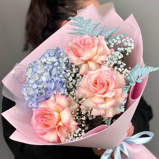Авторский букет "Glamorous"💍 531 Milin bouquet