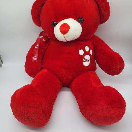 Teddy Bear Red, 90 cm