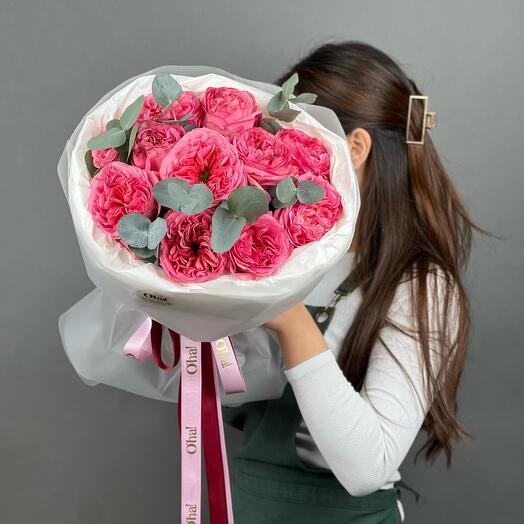 Peony roses bouquet