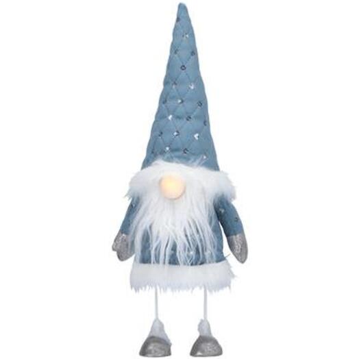 Gnome nose 38cm, LED-blue