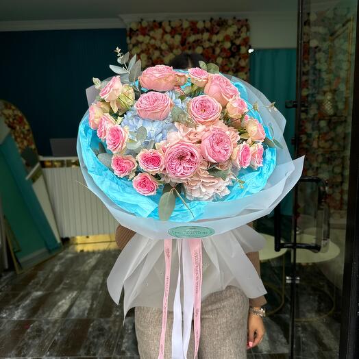 Pink Blue Bouquet