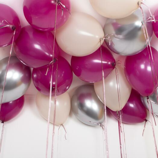 Шары "Виноградная Фиалка" 15 шт