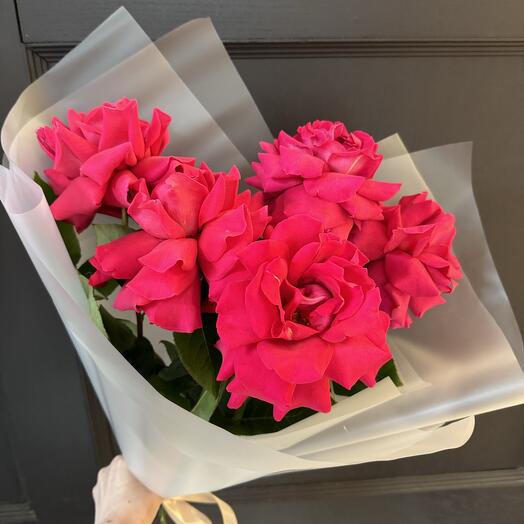 French roses in matte packaging