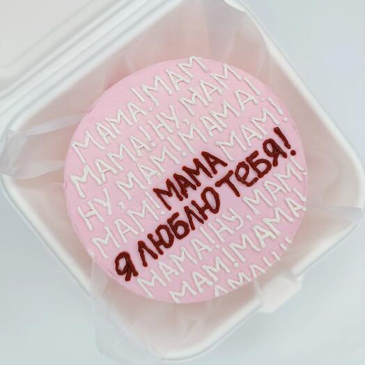 Бенто торт для мамы " Я люблю тебя,мама "
