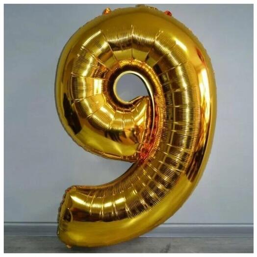 Шар фольга 9