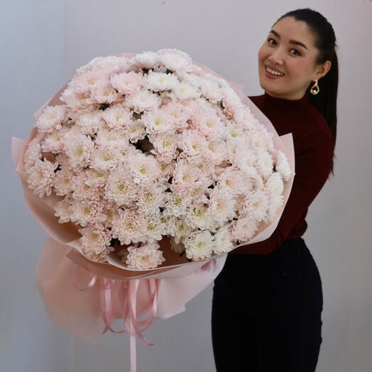 Невероятный букет из хризантем