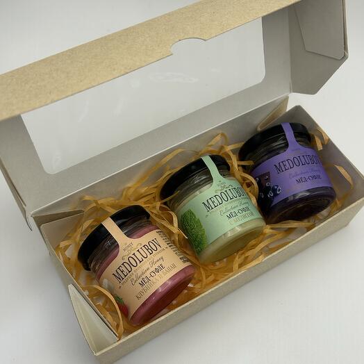 Набор меда-суфле 3 разных вкуса