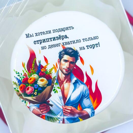 Бенто торт со стриптизёром на день рождения