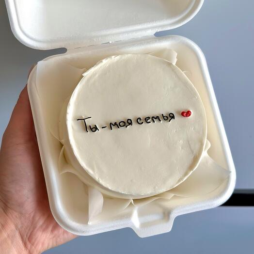 Бенто-торт ты моя семья