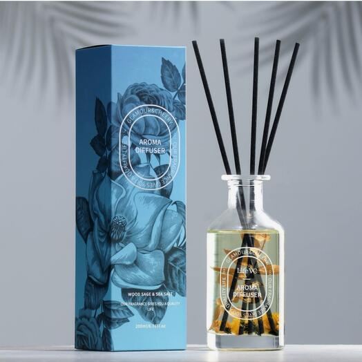 Диффузор ароматический "Wood sage and sea salt" - шалфей и морская соль (200 мл)