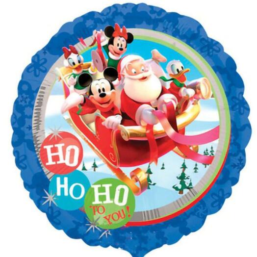 Воздушный шар на палочке «Ho,Ho,Ho TO YOU!»