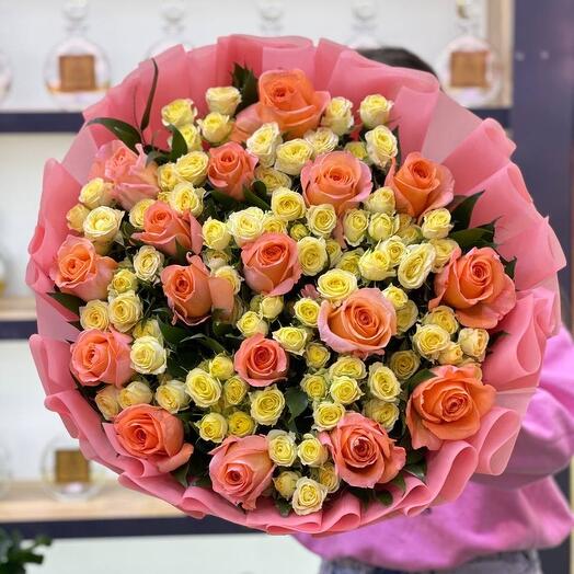 Mix Spray Roses Bouquet N-072