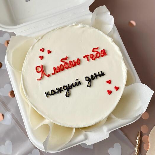 Бенто-торт «я люблю тебя каждый день»
