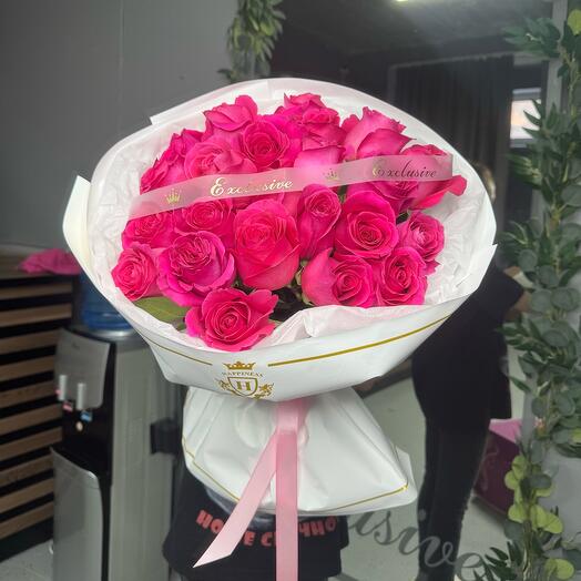 Монобукет из роз Pink Floyd