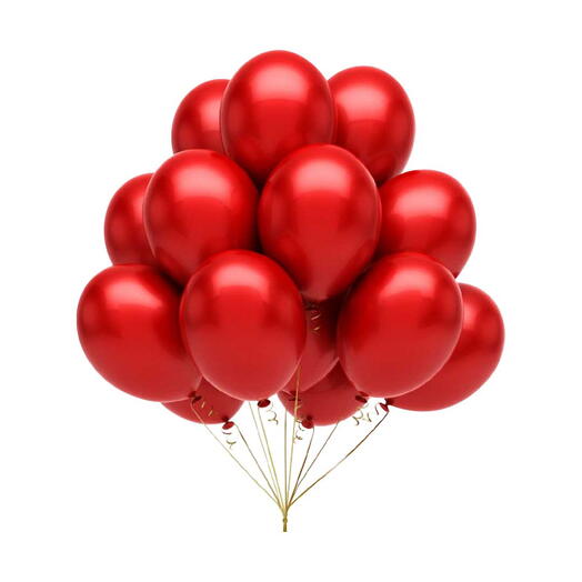 20 Pcs Red Latex Balloons