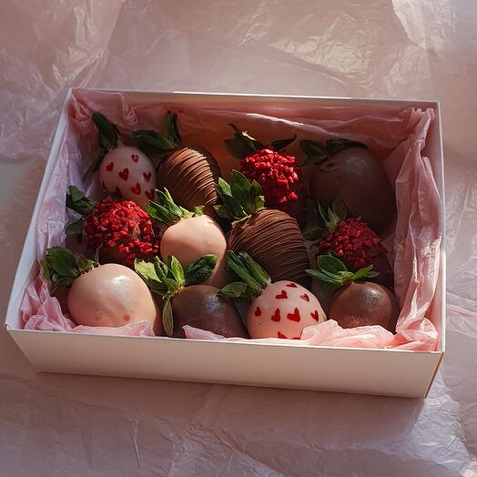 Fresas en suave chocolate belga