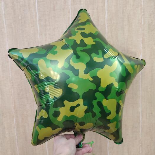 Звезда камуфляж 45см