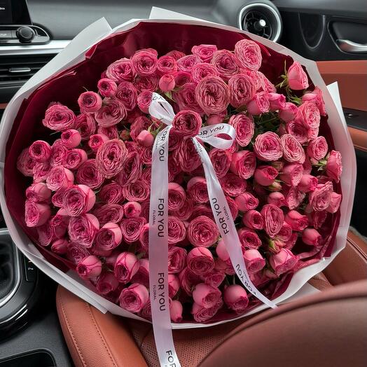 Пионовидная кустовая Роза