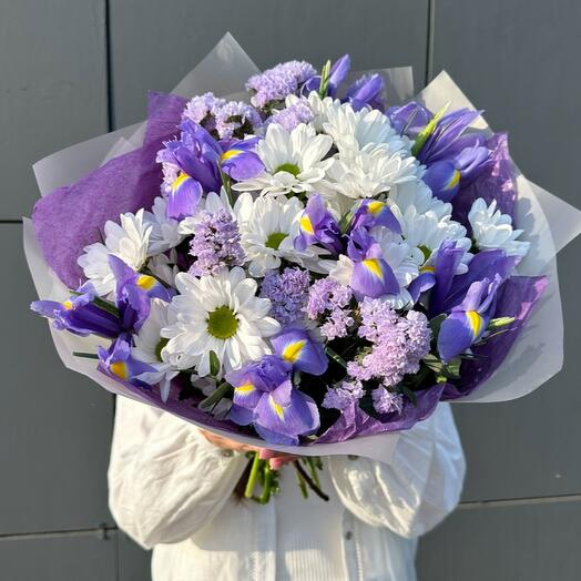 Ramo de crisantemo iris💜