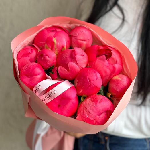 Пионы коралловые