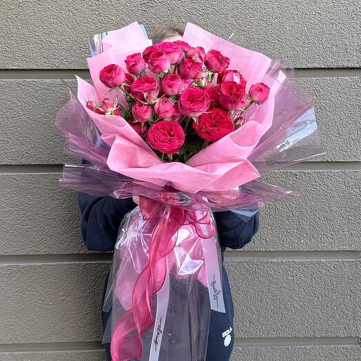 Кустовые пионовидные розы 💝