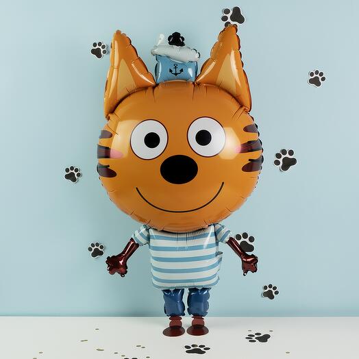 Meter-long walking figure Korzyk (Three cats)