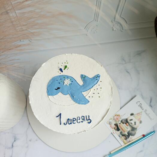 Pastel de 1 kg para cada mes como regalo para su hijo, hija
