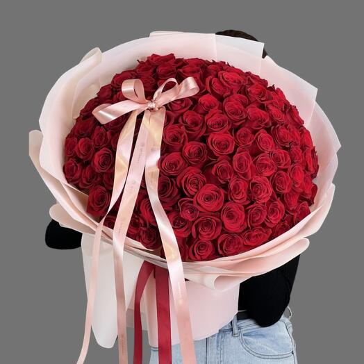 101 Dutch roses 50 cm