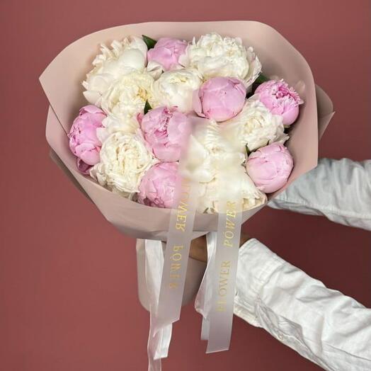 Bloom Affair M Bouquet of peonies 15 stems