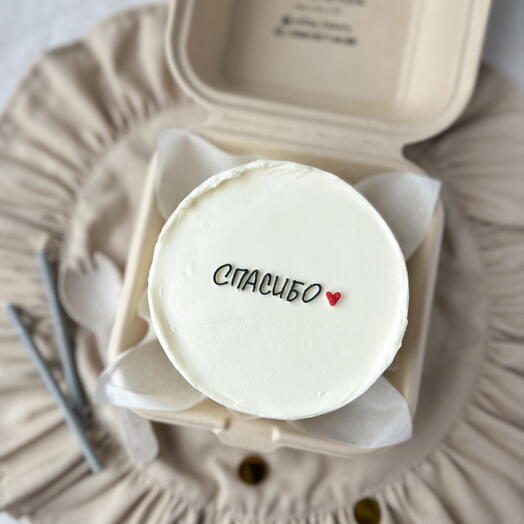 Бенто торт в благодарность