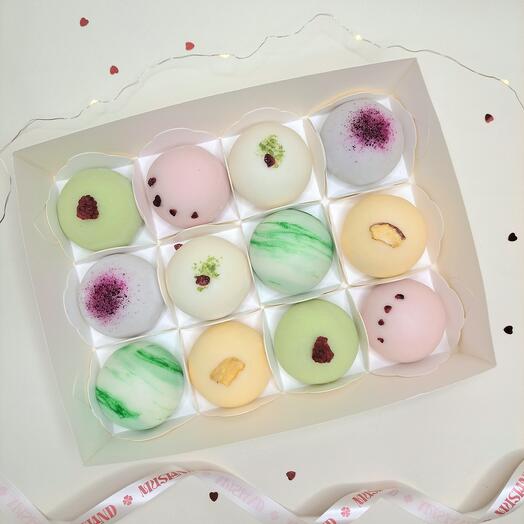 Моти "ягодно-мятные" легкие (12шт) любимой/ подруге/ маме/ к чаю/ в гости/ вместо мороженого