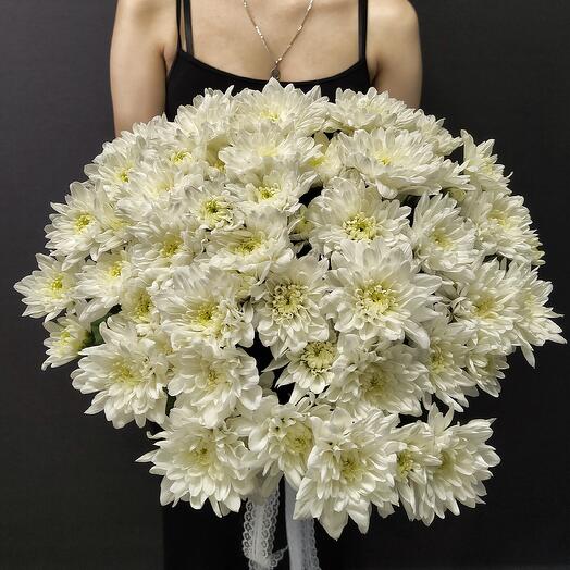 Букет из кустовой хризантемы, 9 шт