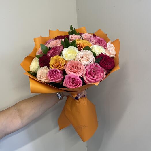 Bouquet roses mix or