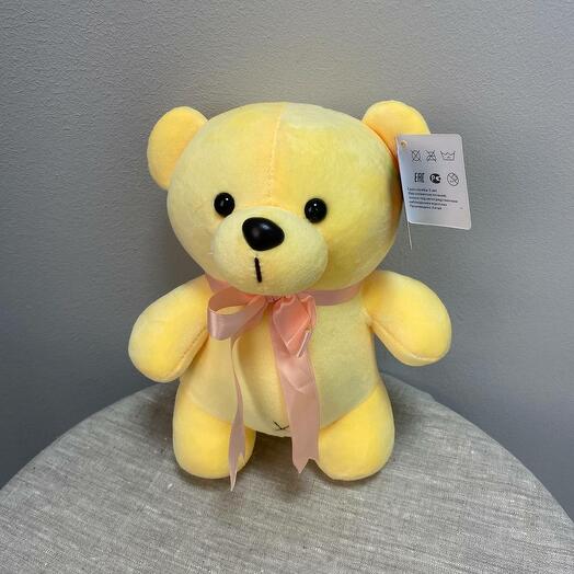 Мишка плюшевый "жёлтый"