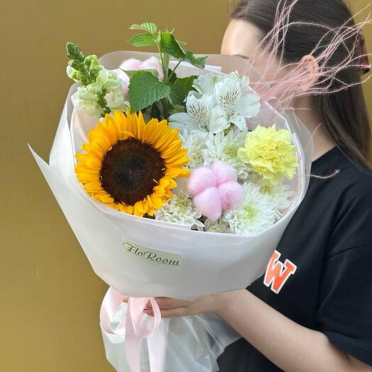 Комплимент с подсолнухом 🌸