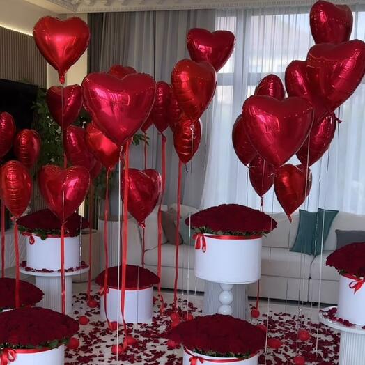 Сердца 25 штук