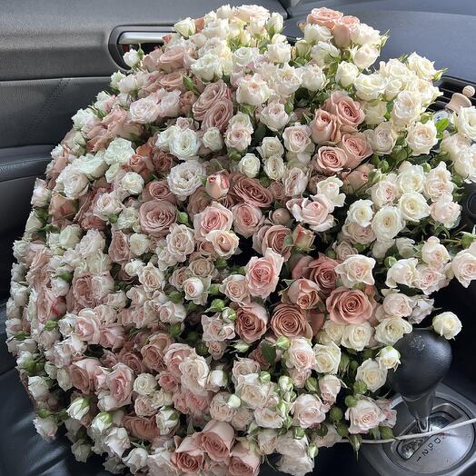 Bouquet 101 bush roses