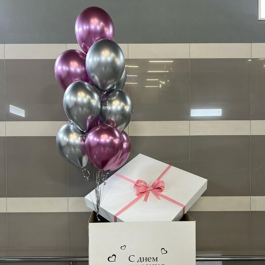 Коробка с шарами