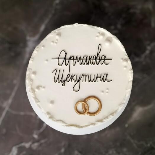 Торт на помолвку, на девичник, подруге