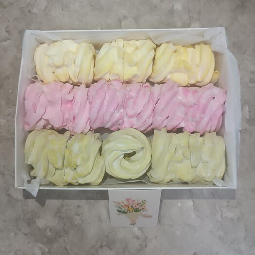 Зефир ручной работы "Завитки"