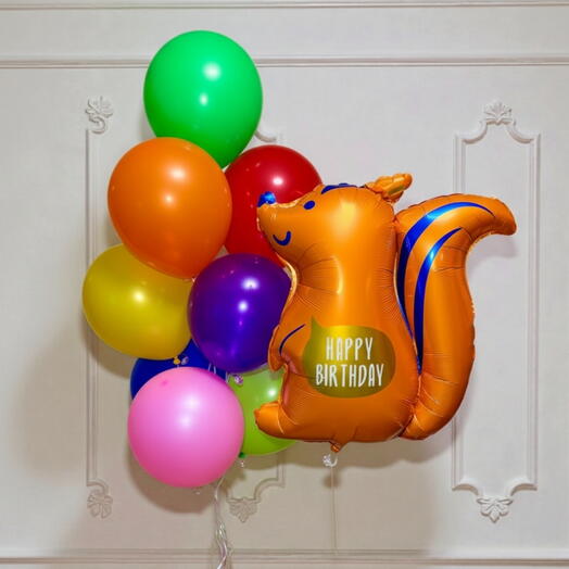 Фонтан из Шаров с Белкой