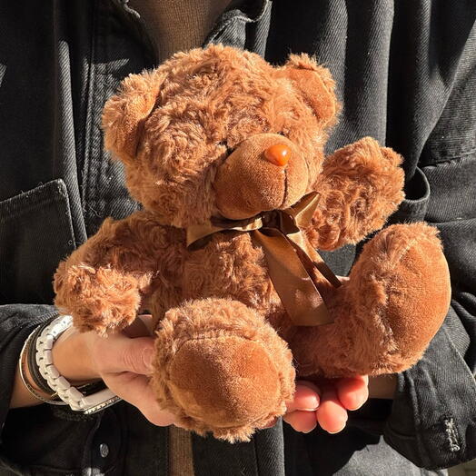 Мягкая игрушка мишка аоричневый 19см. Soft teddy bear brown 19cm