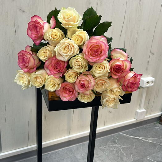 Букет из роз микс