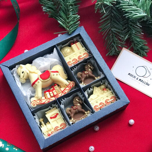 Новогодний шоколадный набор «Лошадка»